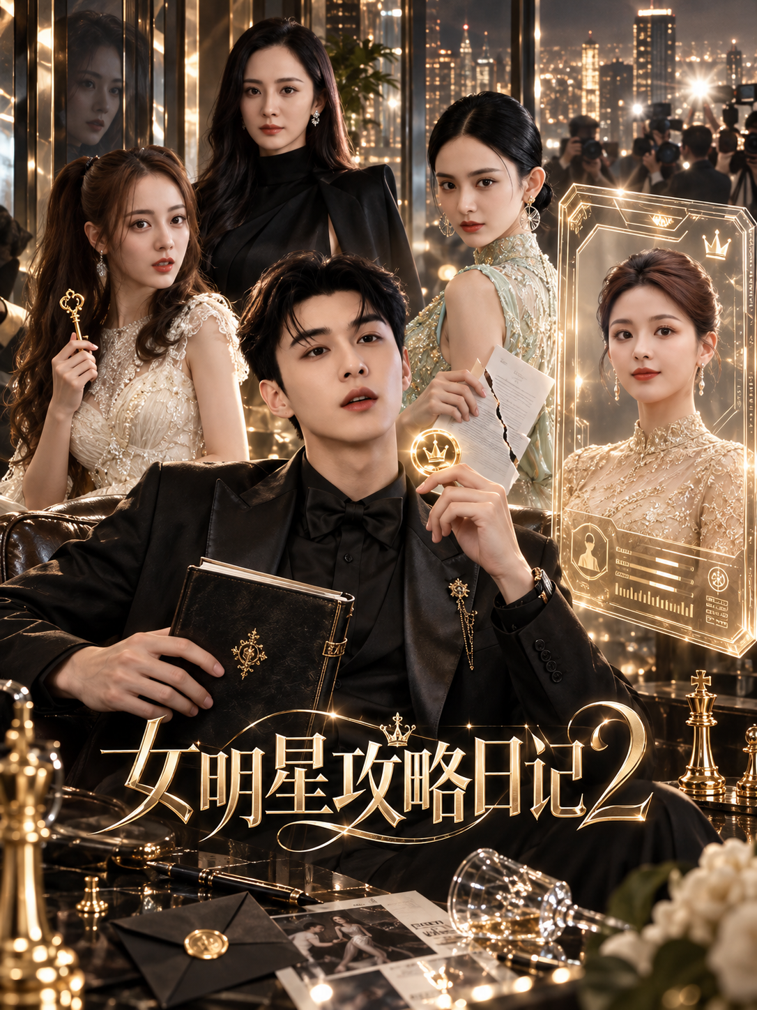 【AI魔改】AI魔改电视剧 女明星攻略日记 2