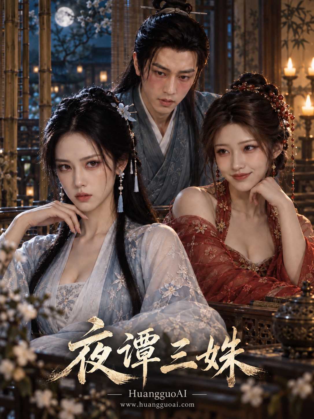 【AI成人短剧】夜谭三姝