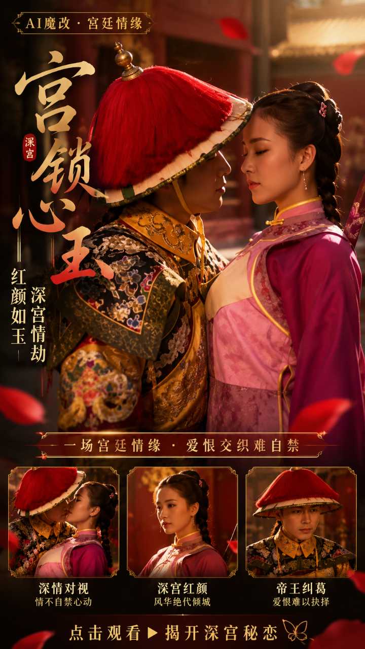 【AI成人视频】宫锁心玉 深宫红颜动人风韵让人一眼沦陷