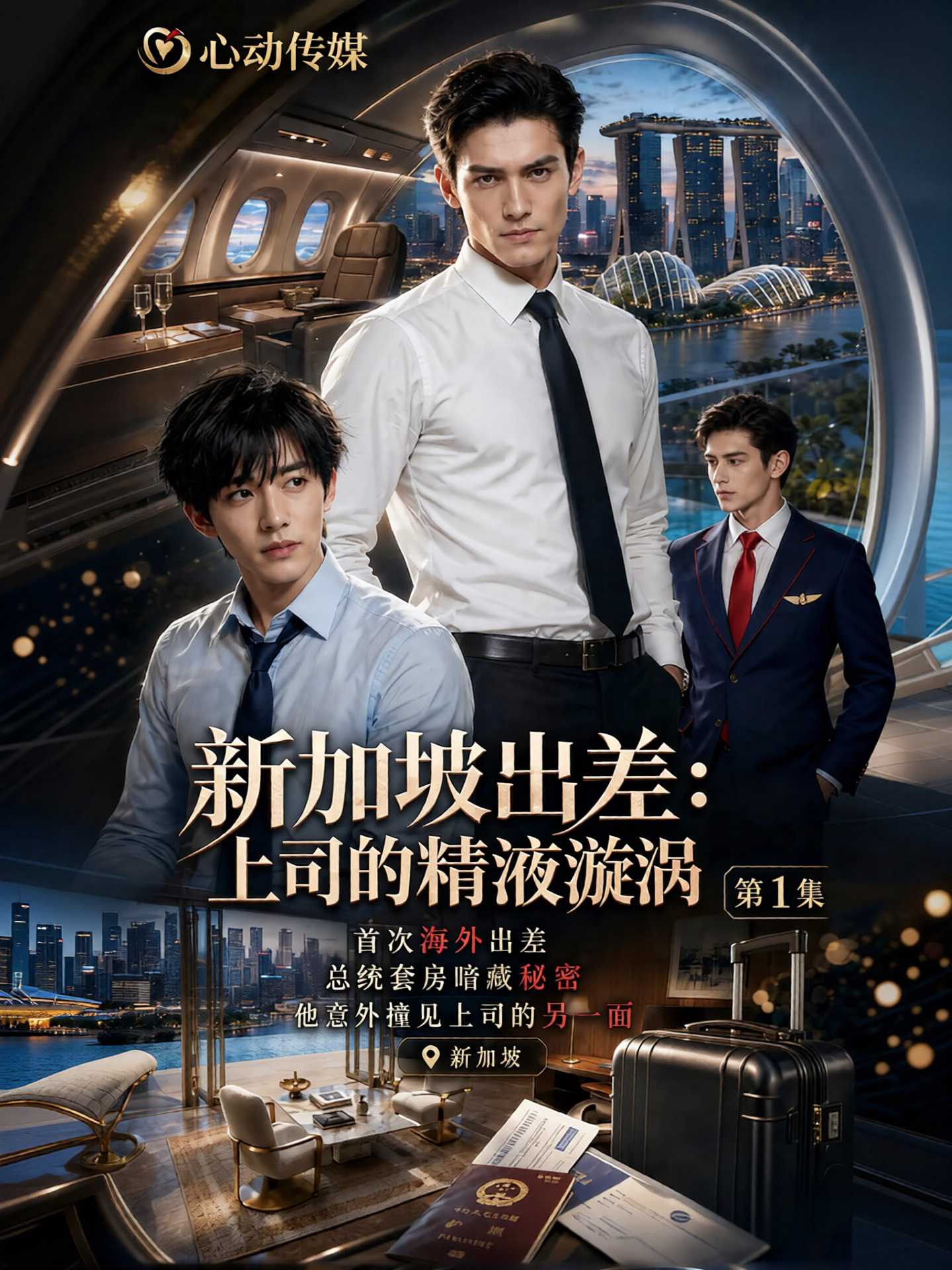 【AI成人短剧】新加坡出差，上司的精液漩涡