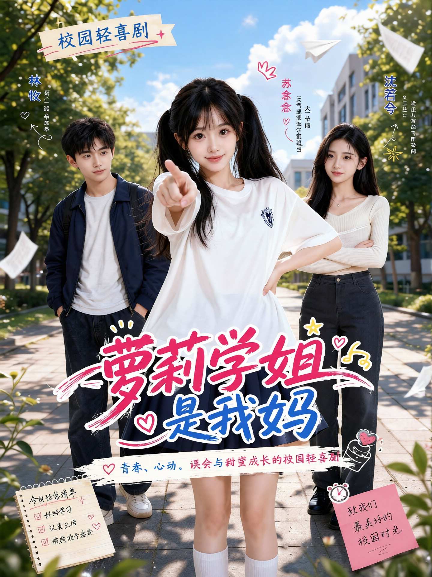 【AI成人短剧】萝莉学姐是我妈?