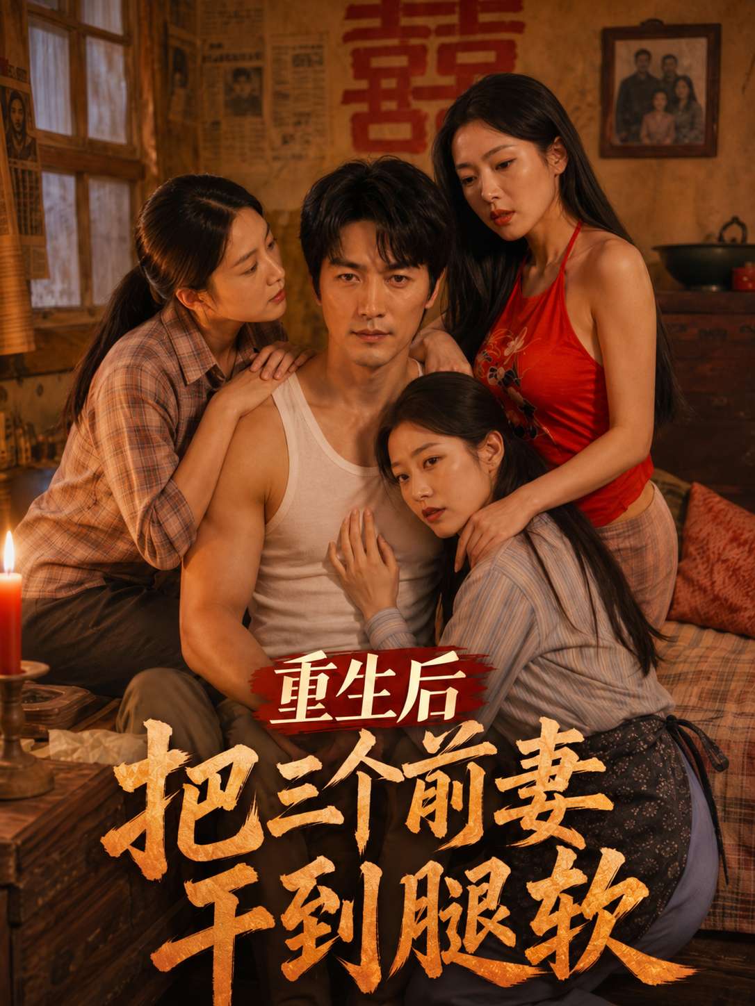 【AI成人短剧】重生后把三个前妻干到腿软