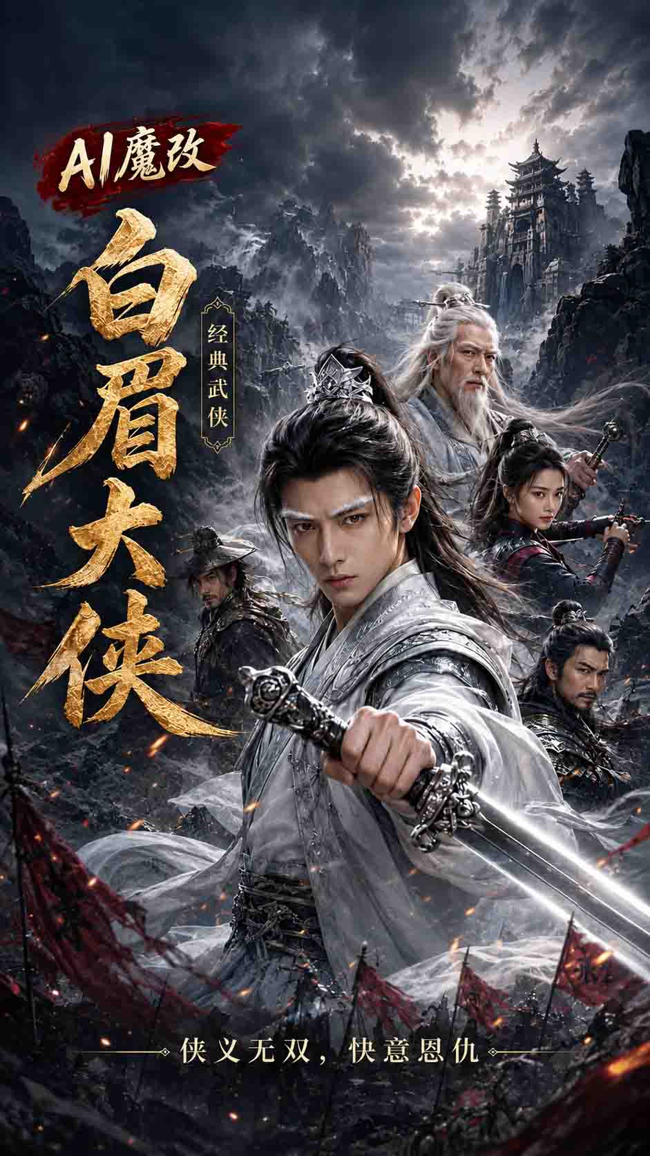 【AI成人视频】魔改 白眉大侠